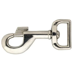 Musketon vernikkeld, platte wervel, 1"