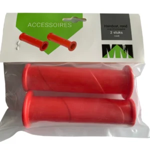 Handvat rond -mm-, rood (2 stuks)