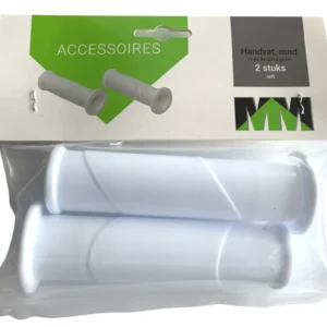 Handvat rond -mm-, wit (2 stuks)