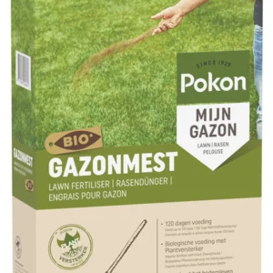 Pokon bio gazonmest voor 30m2 = 2kg