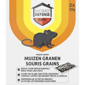 Muizen granen alfachloralose kant-en-klare lokdoos