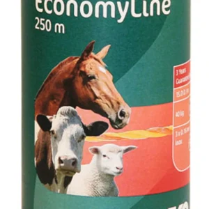 Ako economyline schrikdraad geel/oranje 3rvs 0.16, 250m