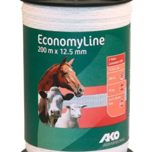 Ako economyline schriklint wit 12.5mm-200m