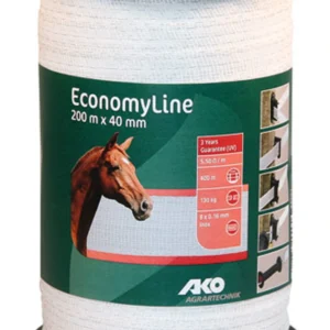 Ako economyline schriklint wit 4cm-200m