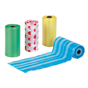 Hondenpoepzakjes gekleurd, 4x20st plastic