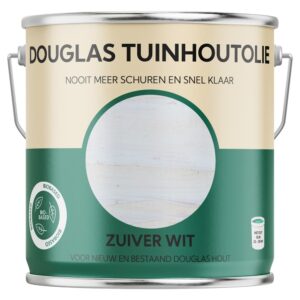 Douglas tuinhoutolie biobased zuiver wit 750 ml