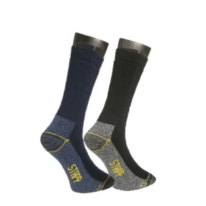 Sok stappyellow, -all-round-worker, á 2pr, zwart- 43/46