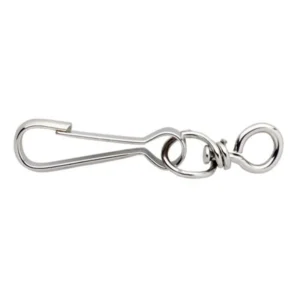 Simplexknipje met wervel 60mm