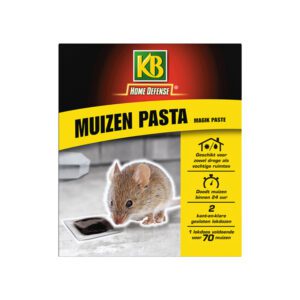 Kb muizen pasta alfachloralose kant-en-klare lokdoos 2st 'ma