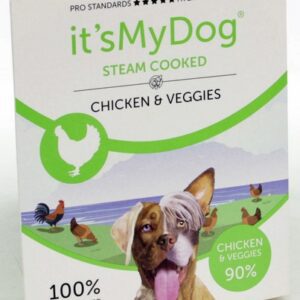 It's my dog steam cooked chicken & veggies (395 gr.)