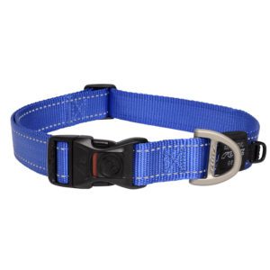 Rogz utility halsband (blue reflective, extra large)