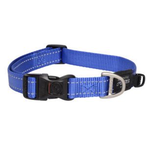 Rogz utility halsband (blue reflective, large)