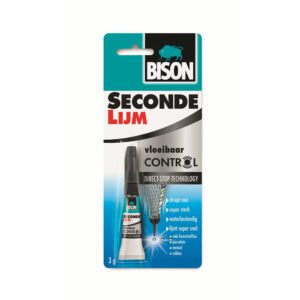 Bison secondelijm vloeibaar tipper 3 gr