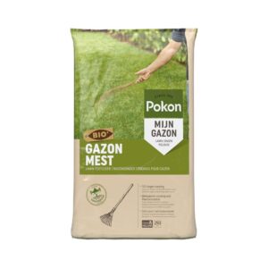 Pokon bio gazonmest 16,8kg voor 250m2 zak